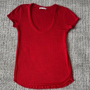 Zara Red Short Sleeve Tee